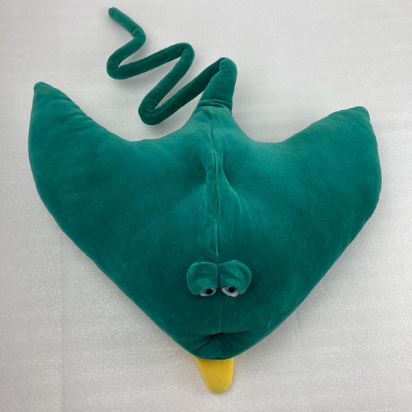 Funny Friends Stingray Jennifer Mazur Plush 30" Teal Green Stuffed Animal Toy - Picture 1 of 9